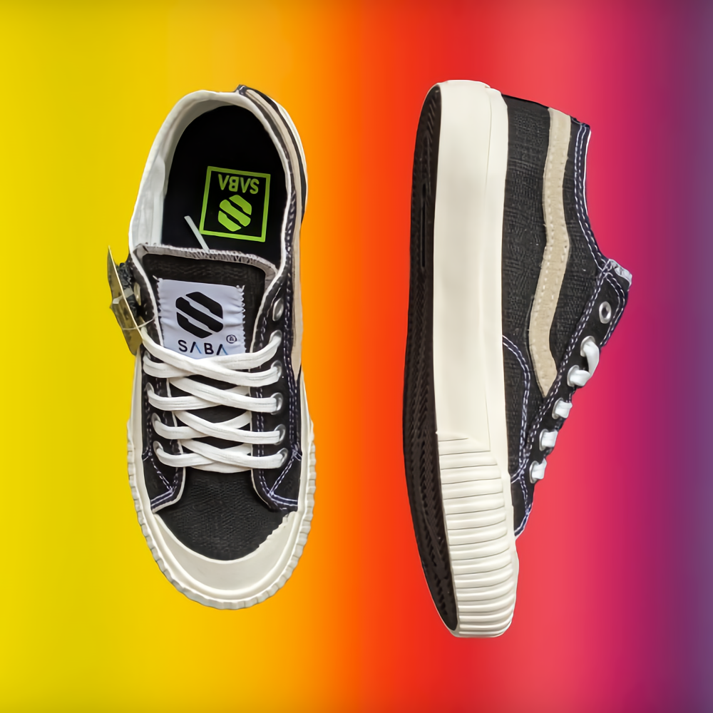 Sepatu Saba Veloz Low by Sabafootwear Original-GT Low Black White