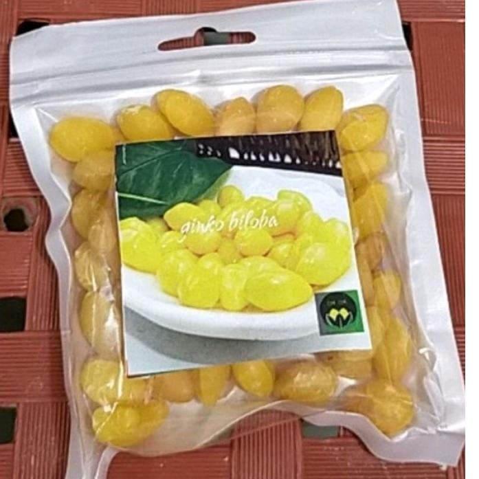 

piw Ginko biloba / ginko nut / pe kea / kupas fresh kering ㈦ 80