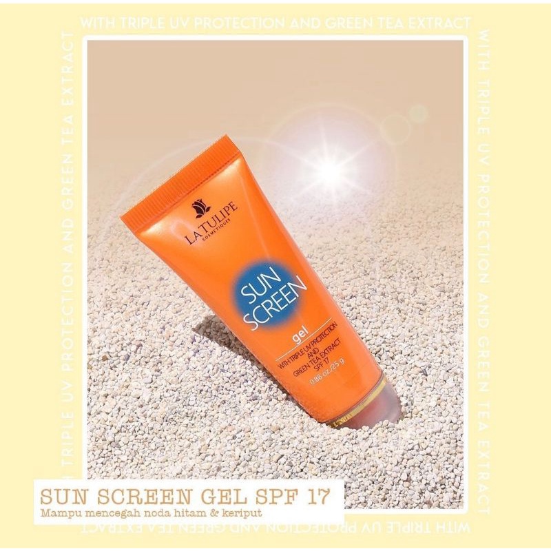 La Tulipe sun screen gel spf 17