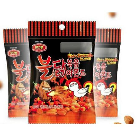 

New Murgerbon Hot Spicy Chicken Almond 30G Camilan Kacang Korea Enak Melina_Galeri