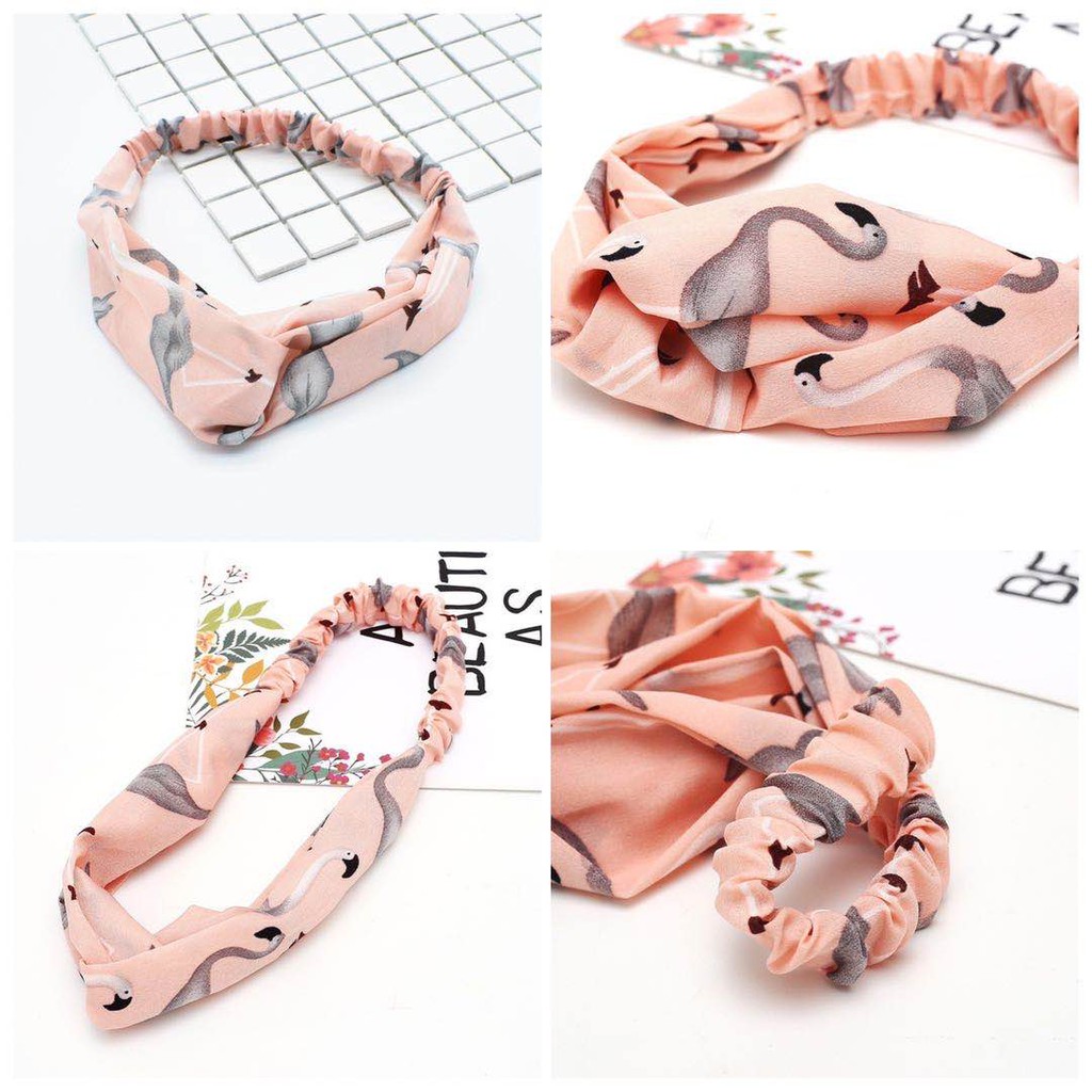 {Bayar Di Tempat} Bando Motif Wanita Hairband Elastis Karet Aksesoris Fashion Bando Import