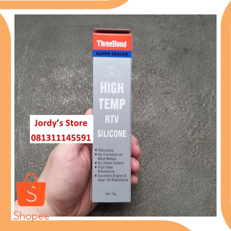 

Promo accessories Lem ThreeBond High Temp RTV Silicone Grey 75 Gr - Lem Paki Berkualitas