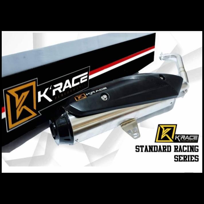 Knalpot New Aerox 155 Connected Krace Standart Racing