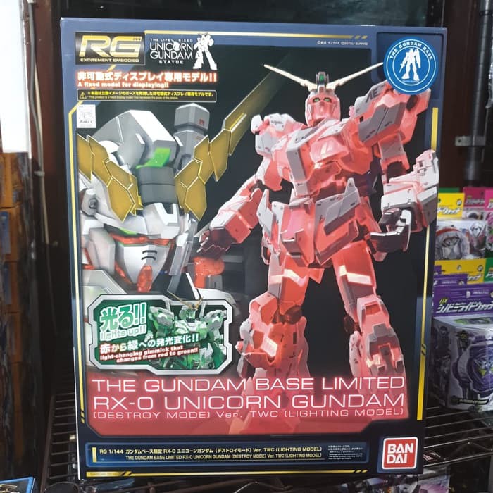 RG RX-0 Unicorn Gundam Destroy Mode ver. TWC Lighting Model Bandai