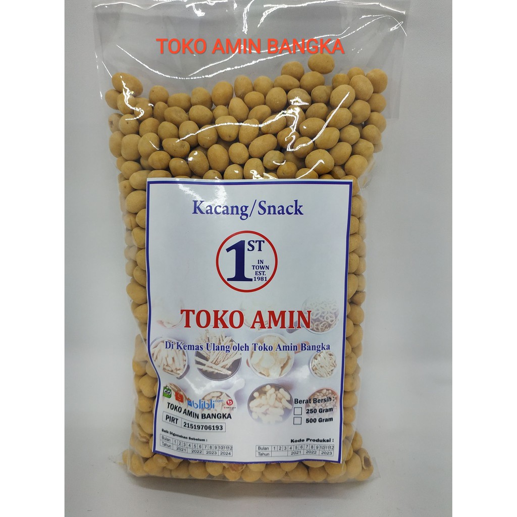 

KACANG ATOM TELOR SATELIT PALAPA KEMASAN 500 GRAM/SNACK/CEMILAN