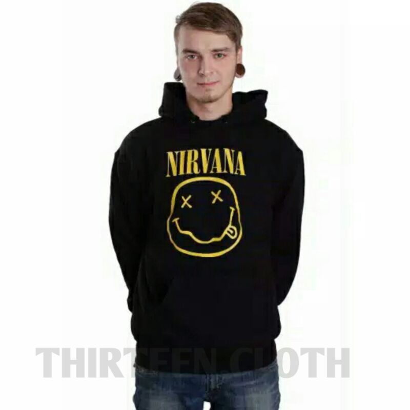 Jaket Hoodie Nirvana - THIRTEENCLOTH