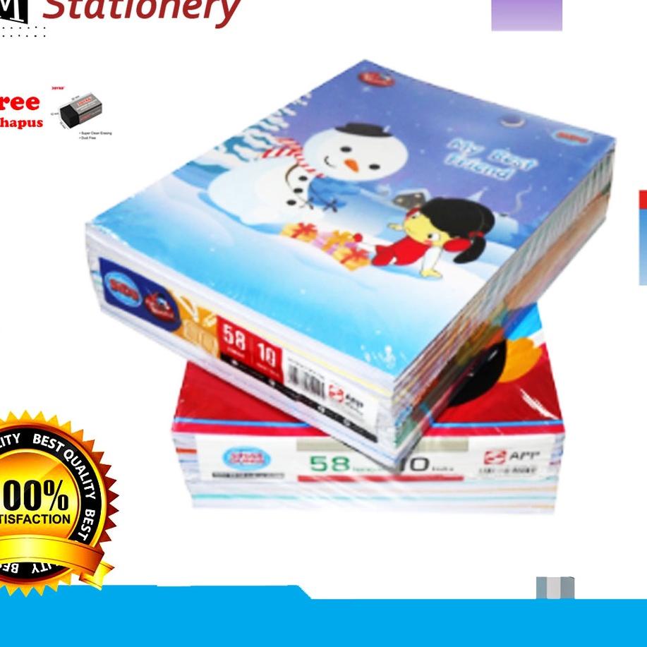 

Recommended Buku Tulis SIDU isi 58 Lembar - 1 pack isi 10 Buku FG5^^