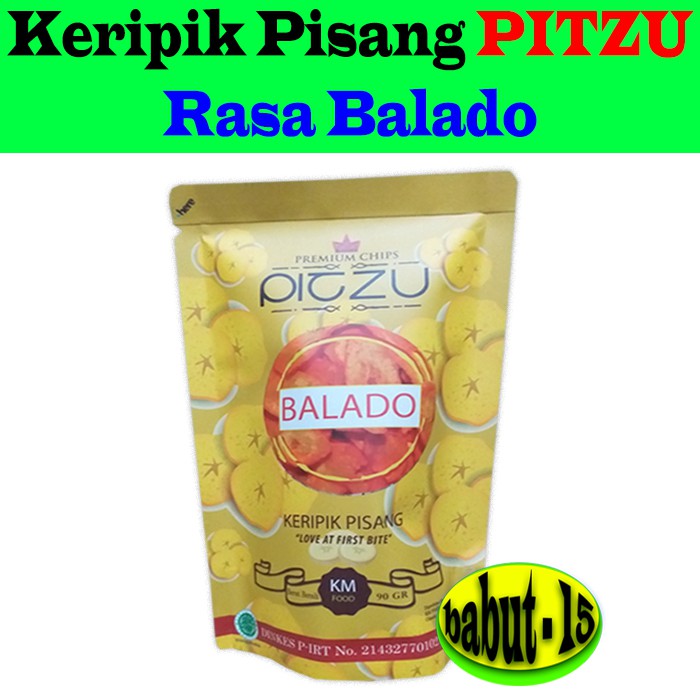 

Keripik Pisang Rasa Balado PITZU Snack Camilan Makanan Ringan Tradisional Murah Enak Aneka Rasa