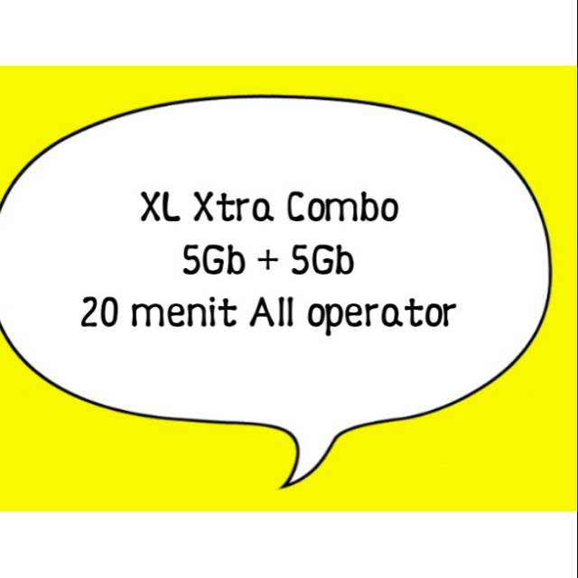 Paket Kuota XL Xtra Combo 5Gb + 5Gb YouTube