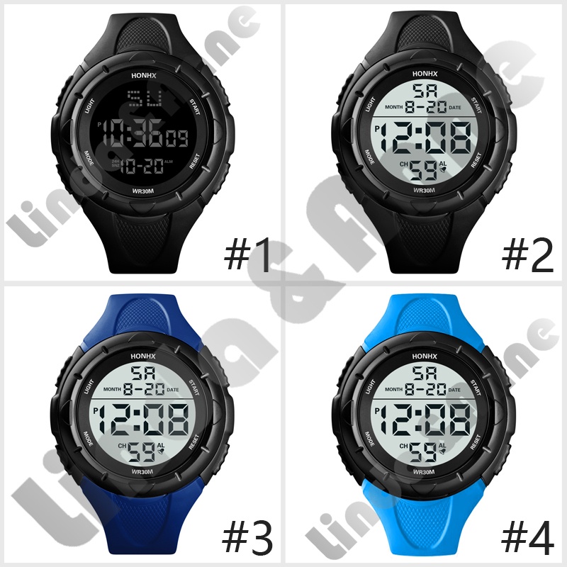 Jam Tangan Pria Bisnis Digital HONHX Casual Fashion Men / Jam Tangan HONHX Pria Import