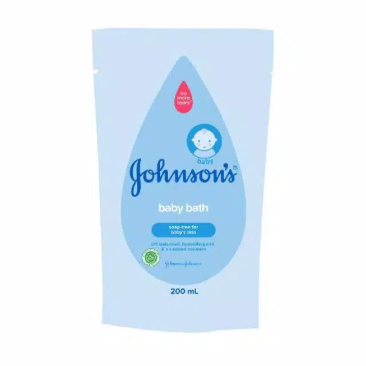 Jual Johnsons Baby Bath Blue Refil 200ml Shopee Indonesia
