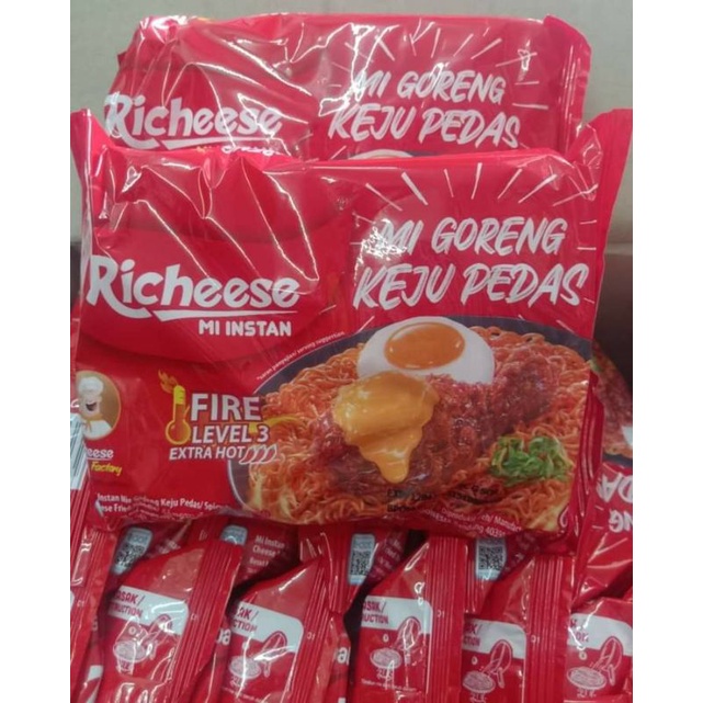 

READY STOCK MIE RICHEESE MIE GORENG KEJU LEVEL 3