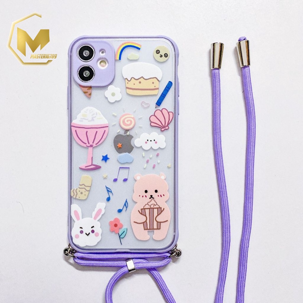 SS191 CASE SLINGCASE LANYARD  Samsung A01 M01 Core A02s J2 Grand Prime A10 M10 A12 A10s M01s A32 A52 A72 MA2076