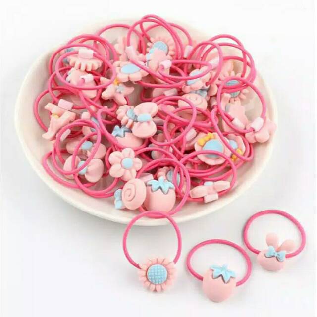 IKAT RAMBUT WARNA PINK