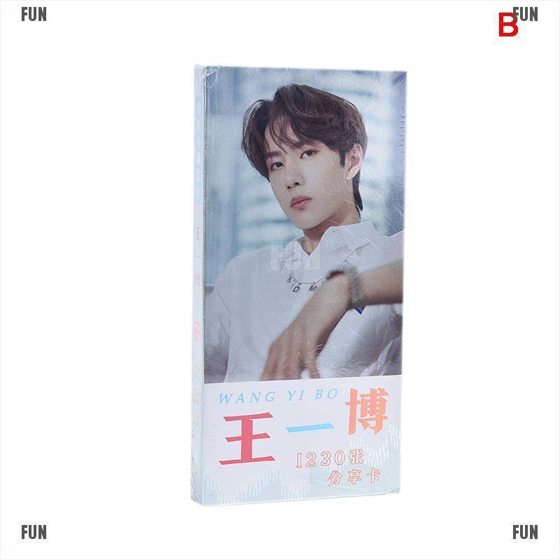 {Xiao Zhan&amp;Wang Yi Bo}New 1230/310pcs The Untamed Postcard Sticker Star Poster Xiao Zhan Wang Yibo