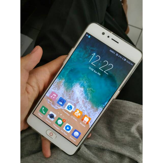 ZTE Nubia M2 Ram 4GB Internal 64gb Box besar warna Gold Layar Amoled