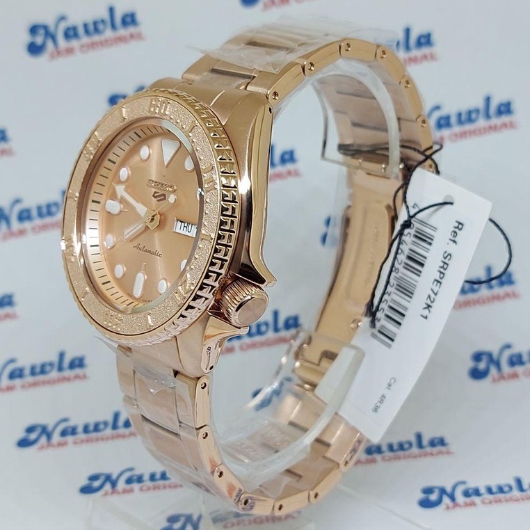 Seiko 5 Sports SRPE72K1 Automatic Rose Gold - Jam Tangan Pria SRPE72