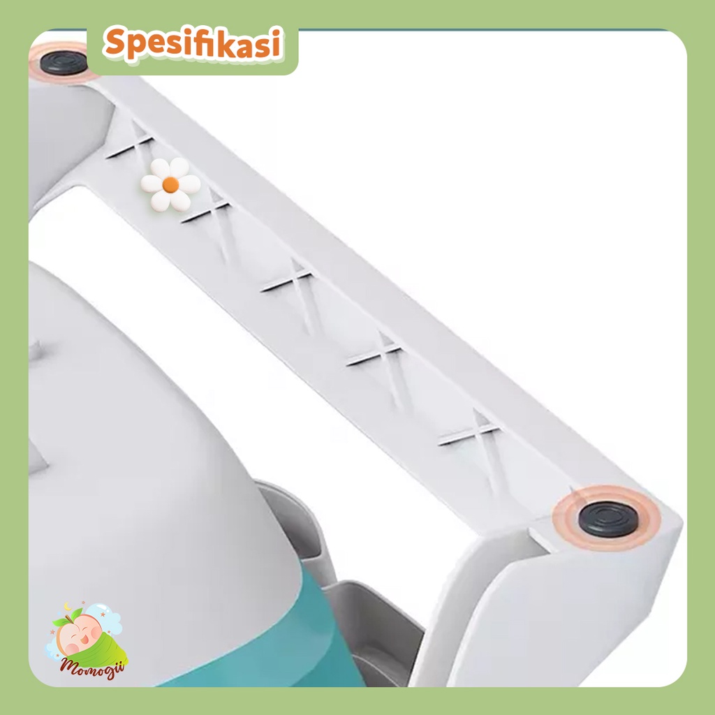 MOMOGII Bak Mandi Bayi Portable Foldable Baby Bath Tub Tempat Mandi Bayi Dapat Dilipat