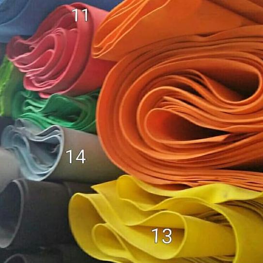 SPON EVA / SPON ATI 2mm - Warna Warni Lembaran ukuran 200 x 120 cm