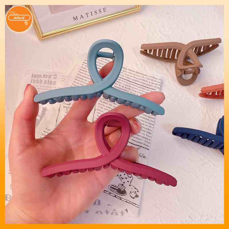 ♥JELLEID♥ JR03 Jepit Rambut Doff Jepitan Rambut Silang Bulat Jedai Import X8513