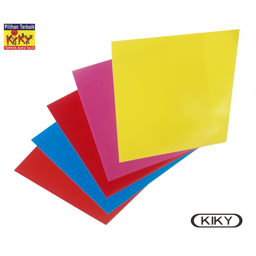 KIKY Kertas Lipat / Origami (Uk. 14 x 14 cm) Isi 100 Lembar - 1 Pack = 5 Pcs