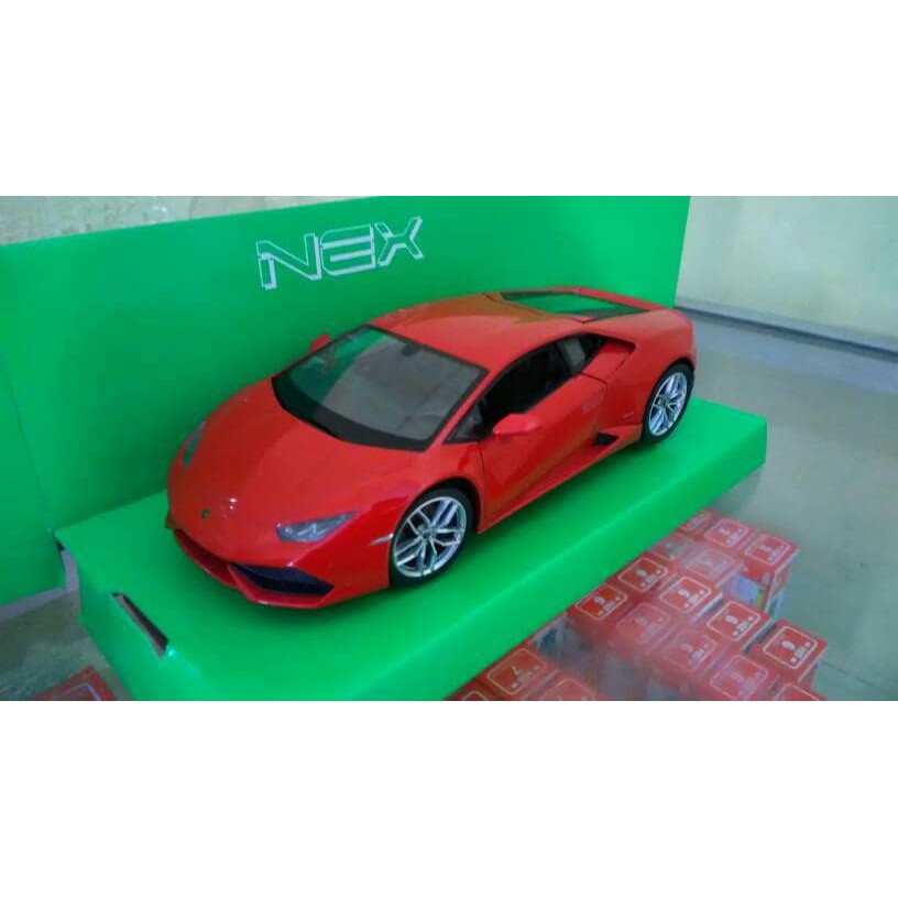 Skala 1-24 Diecast LAMBORGHINI HURACAN Miniatur Mobil Sport Asli OriSk