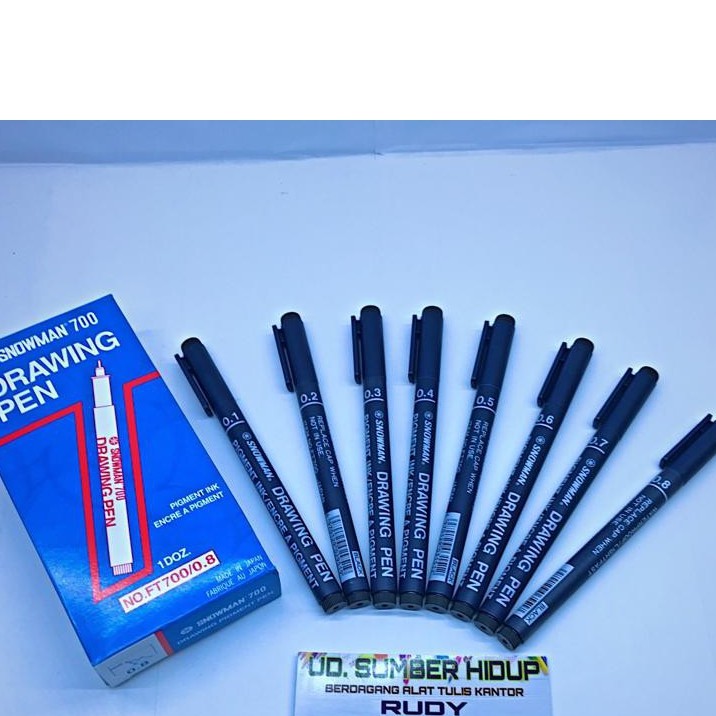 

Drawing Pen Snowman 700 (NO.FT700/0.8), Harga persatuan 1 pcs