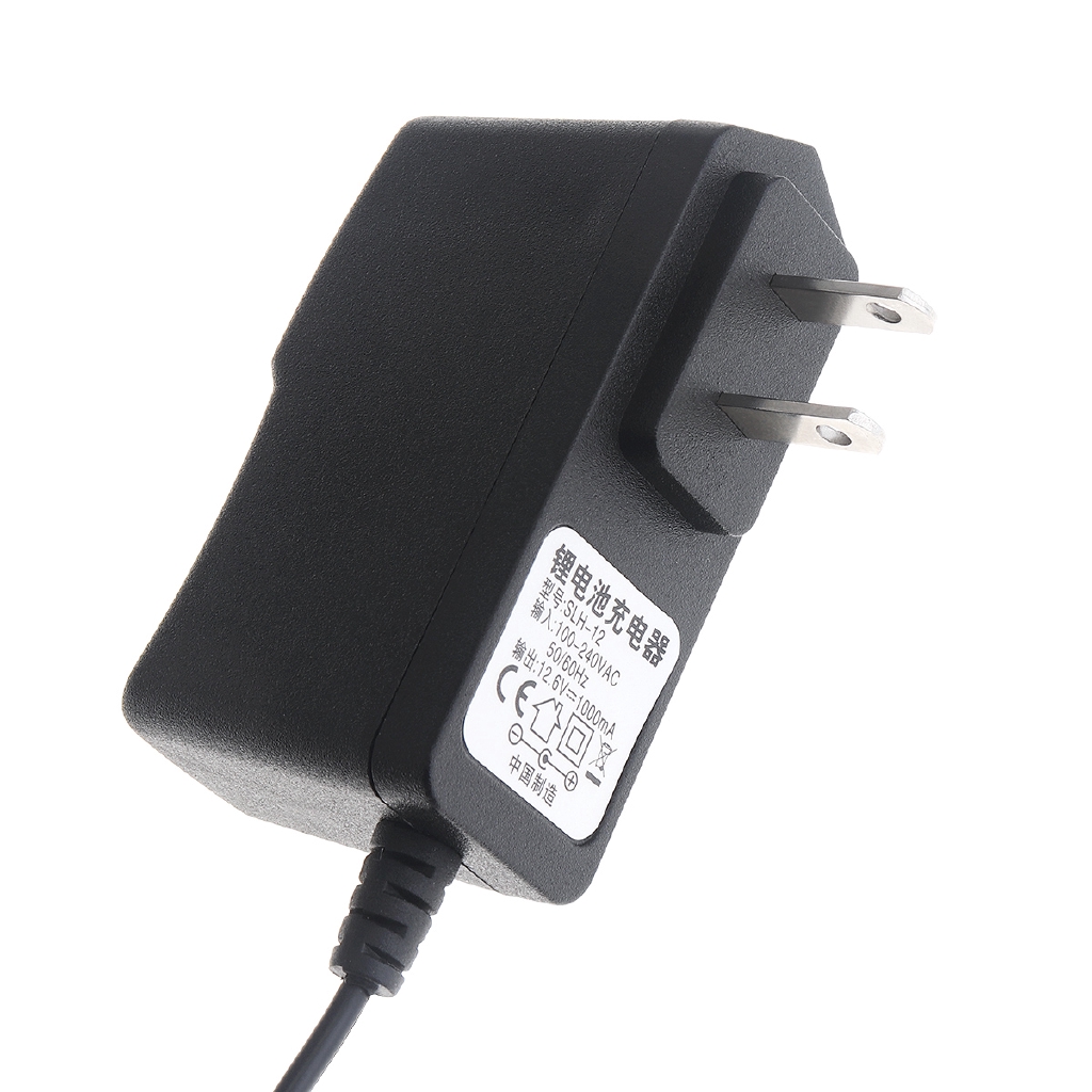 Adaptor Pengisi Daya Bor Elektrik Steker EU / US 12.6V