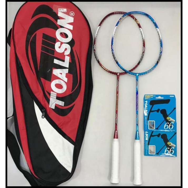 Toalson Hexagon Chrom Raket Badminton Original