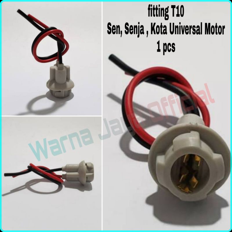 Socket Fitting Soket Fiting Piting Kabel Dudukan Lampu Sen Sein Senja Seri Kecil Kota Semua Motor Bo