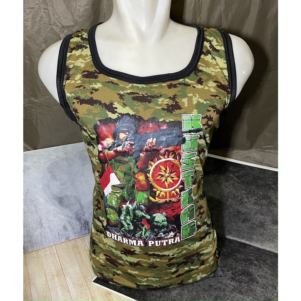 Singlet Loreng Kostrad Linud | Singlet Loreng Kostrad