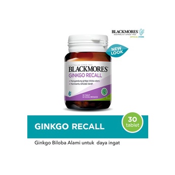 Blackmores Gingko Recall  (30 Tablet)