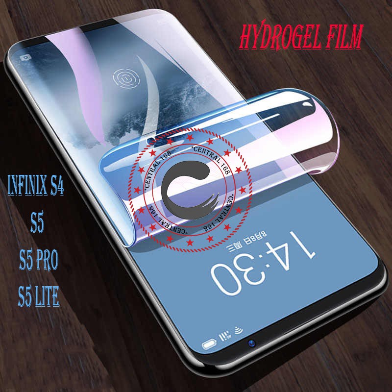 ANTI GORES JELLY HYDROGEL INFINIX S4 S5 S5PRO S5LITE FULL SCREEN PROTECTOR GUARD SHOCK PRO LITE
