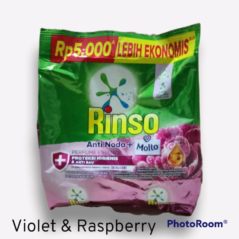 Rinso® Anti Noda + Molto Kemasan 215g (Rp 5000)