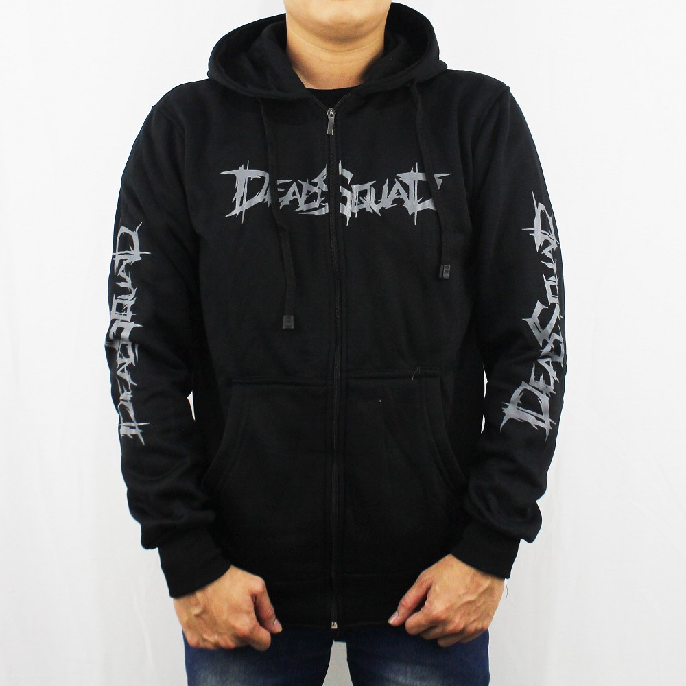 JAKET HOODIE MUSIK DEADSQUAD M L XL XXL - JAKET DEADSQUAD HEAVY METAL - JAKET UNDERGROUND DEADSQUAD