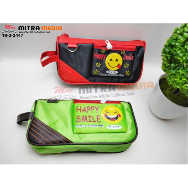 

TEMPAT PENSIL KAIN MURAH SMILE ANAK