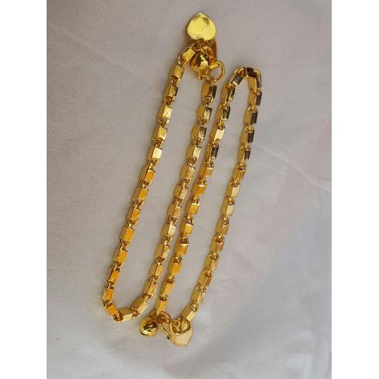 Terbaru  Gelang Balok Kopong Besar Lapis Emas 24k  Murah