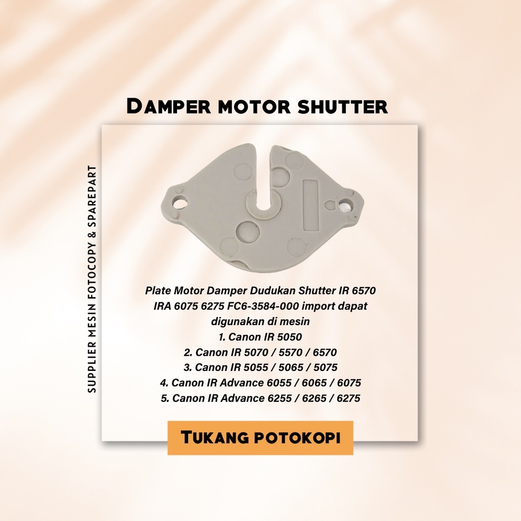 Damper motor shutter ir6570