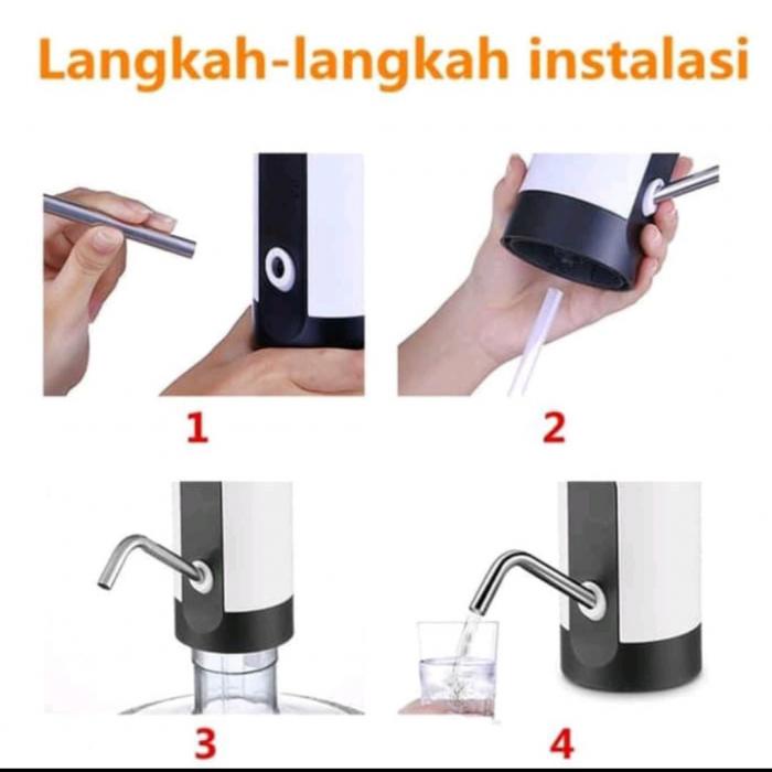 pompa galon elektrik/ pompa air/ pompa usb recharge SX-201