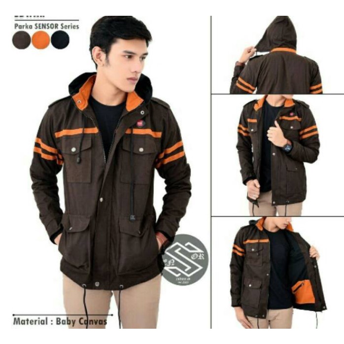 [COD] GRATIS ONGKIR  Jaket Parka Pria Canvas Premium Magnum - Jaket Pria Kanvas - Jaket Gunung