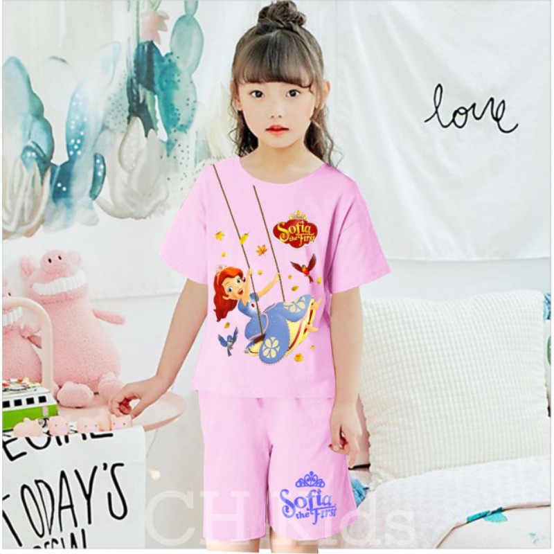 SETELAN ANAK /SETELAN KAOS PRINCESS ANAK /KAOS ANAK PRINCESS