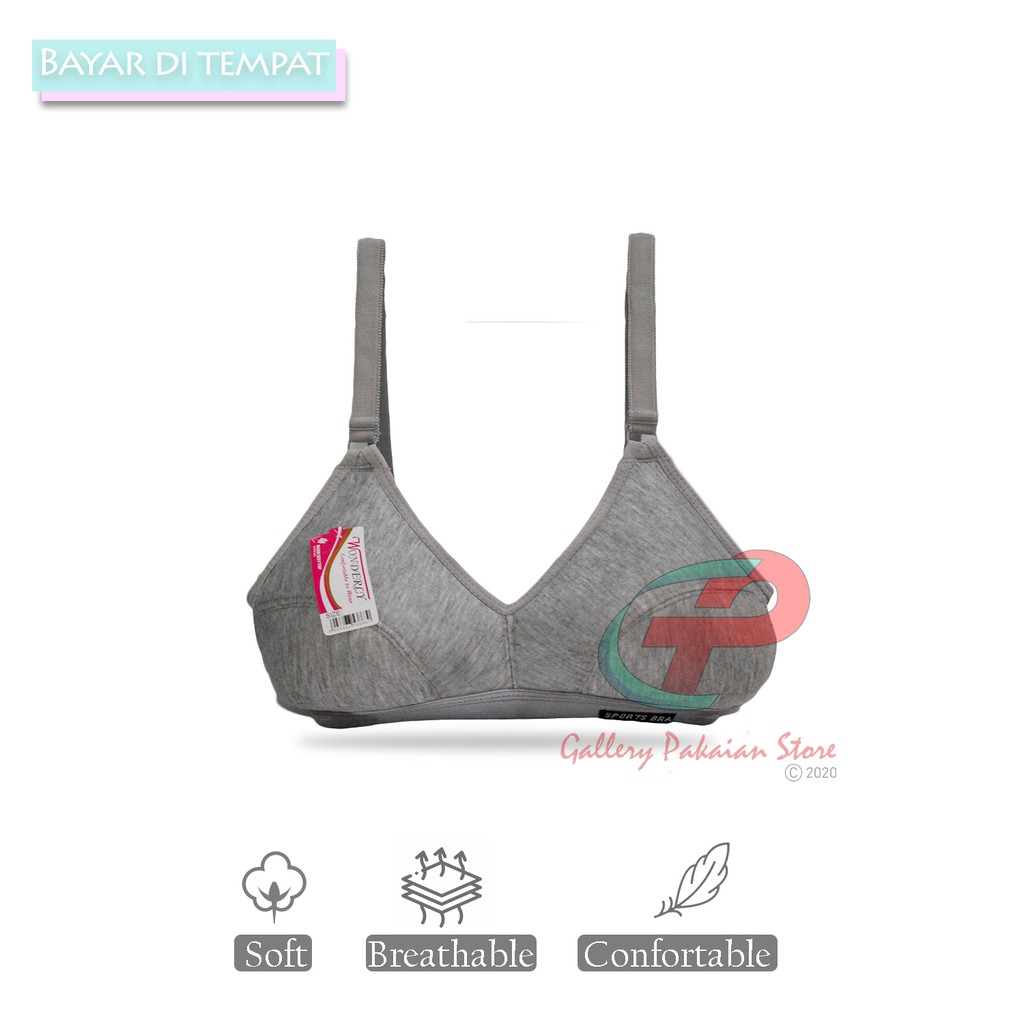 Bra Wonderly Sport Fashion Wanita Bra Wanita Murah BH Busa Tipis Tanpa Kawat Push Up Bra