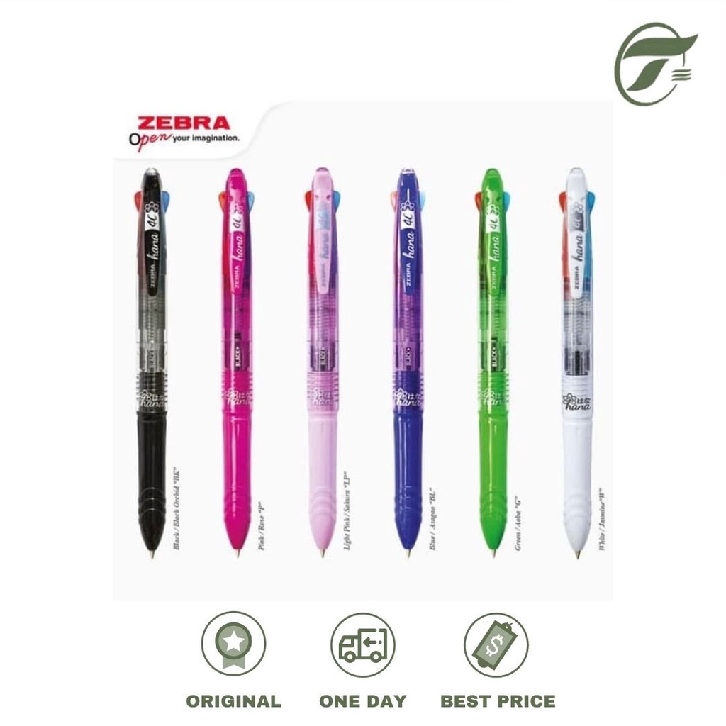 

BALLPEN MULTIFUNCTION SEMIGEL HANA 4C ECER ZEBRA