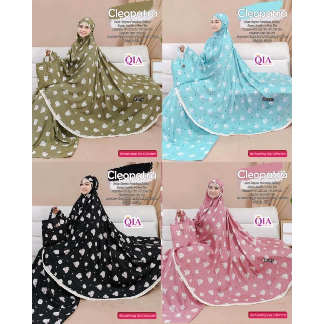 mukena cleopatra by Qia