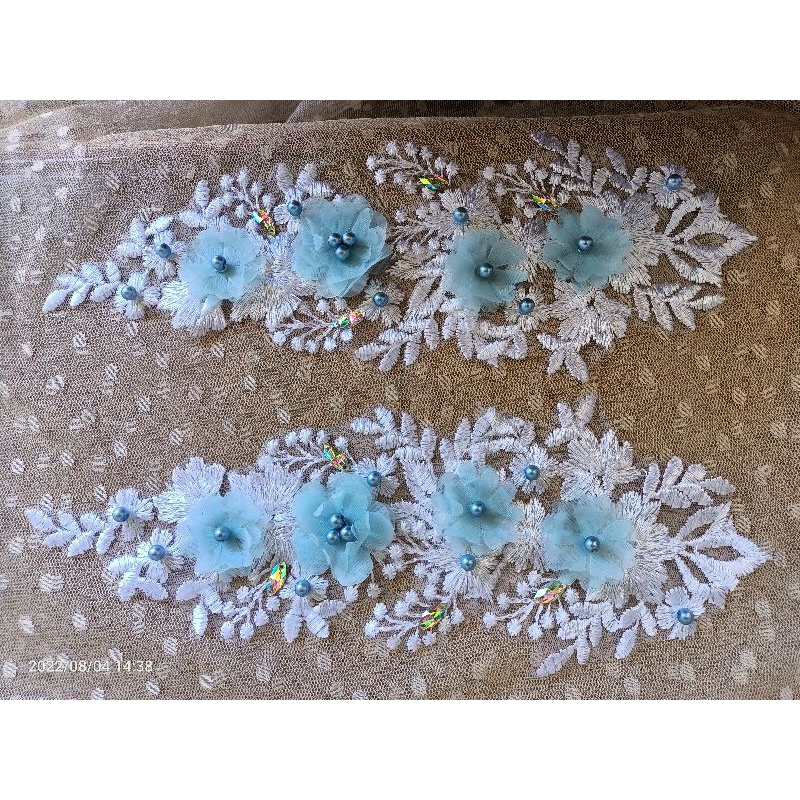 tempelan dada bordir pnjng 30cm