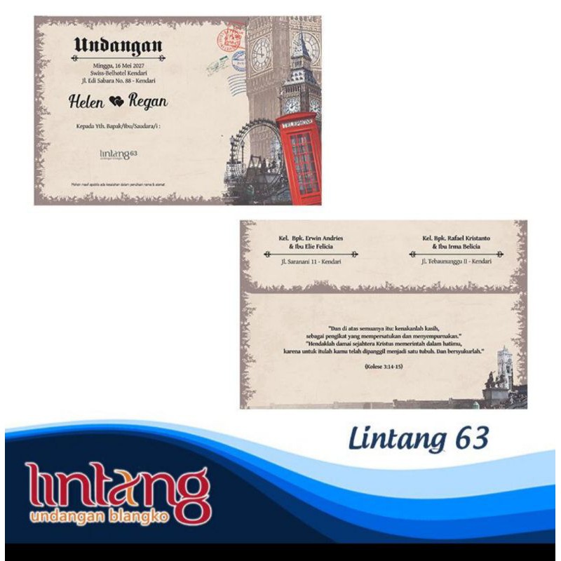 undangan lintang 63