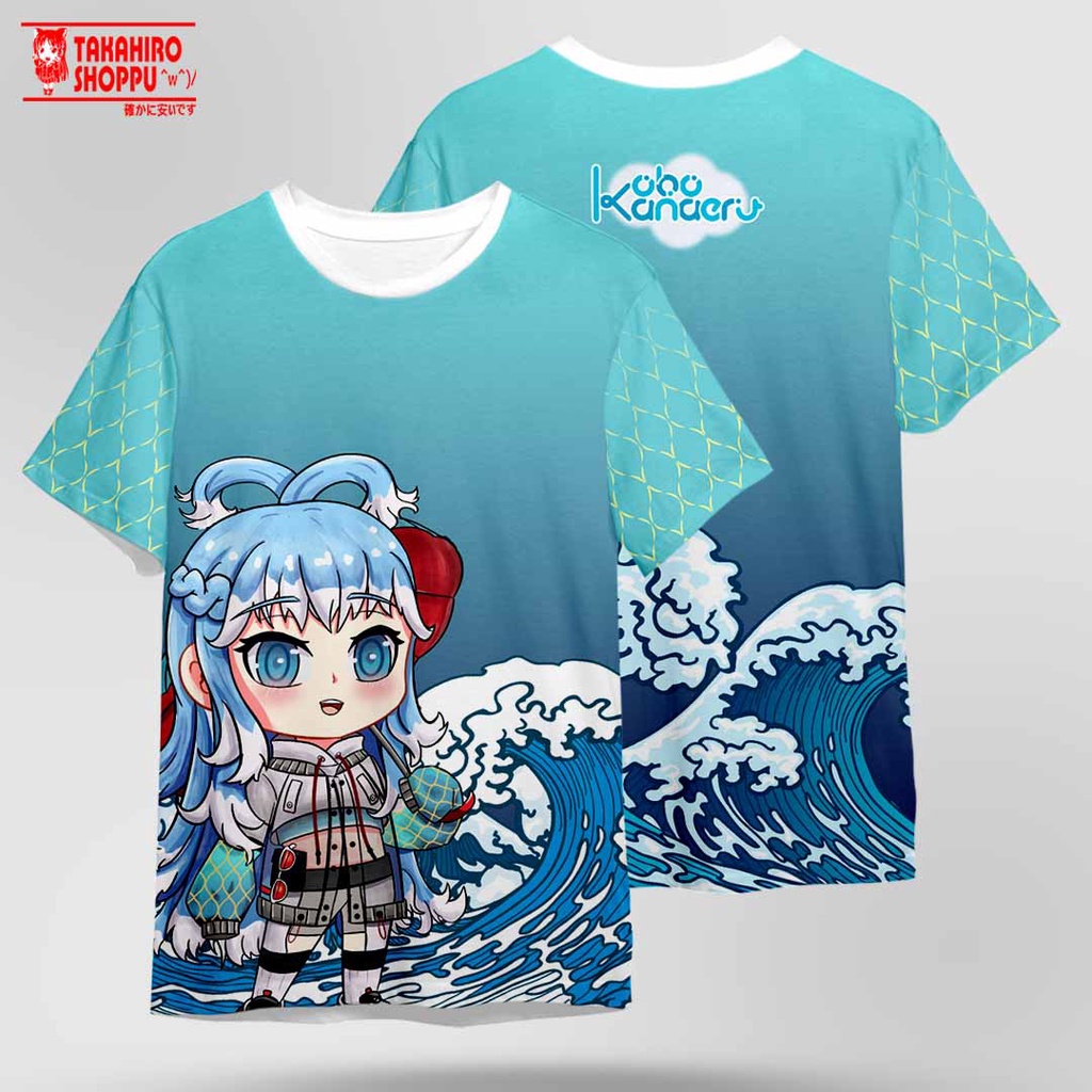 T-shirt/Baju/Kaos Full Print HOLOLIVE KOBO KANAERU Vtuber Virtual Youtuber