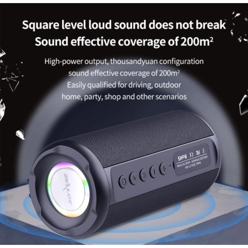 Speaker Portable Zealot S46 Speaker Bluetooth