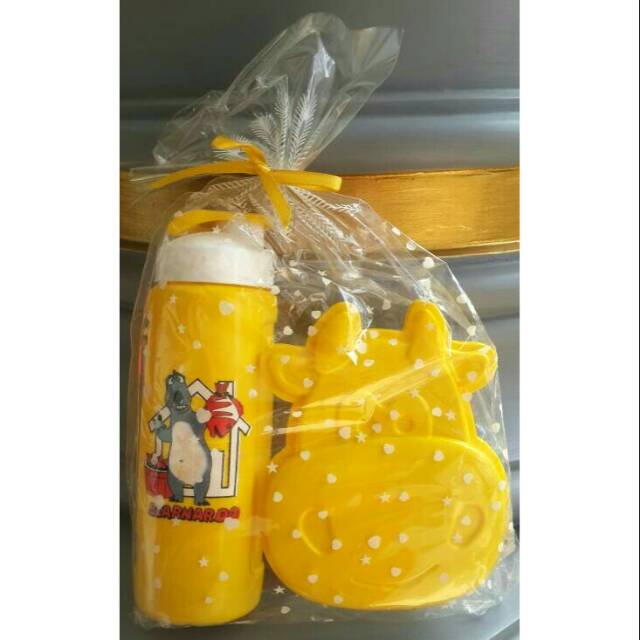 Set Bekal Botol Minum dan Tempat Makan