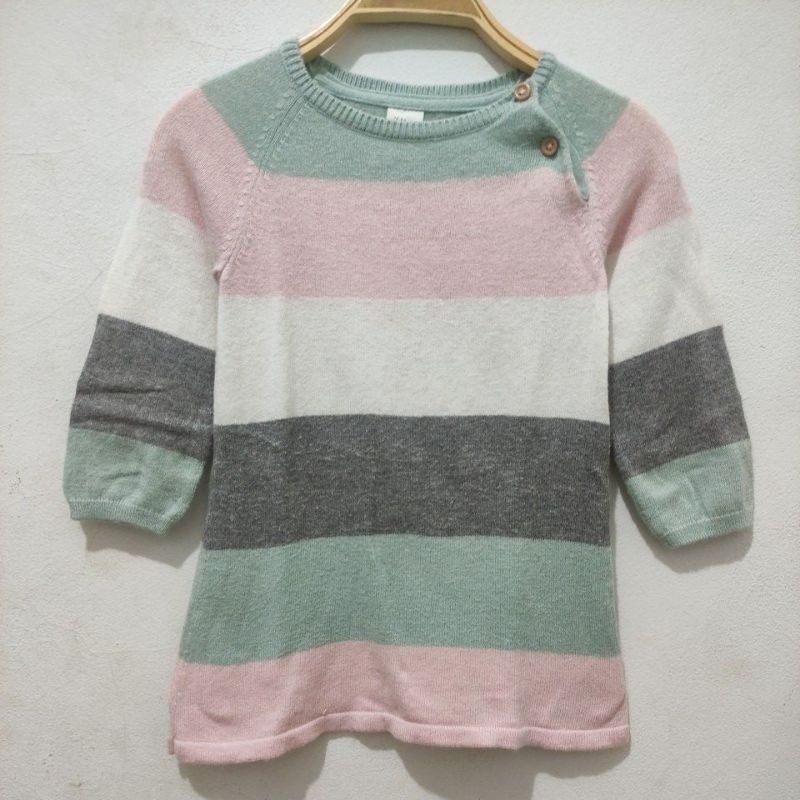 Dress Rajut Anak Brand H&M Size 9M (Preloved)